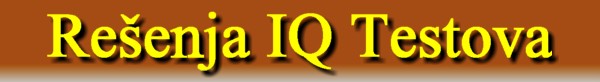 Iq Testovi Re�enja