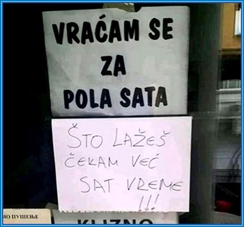 Smesni natpisi, smesni oglasi i smesne slike